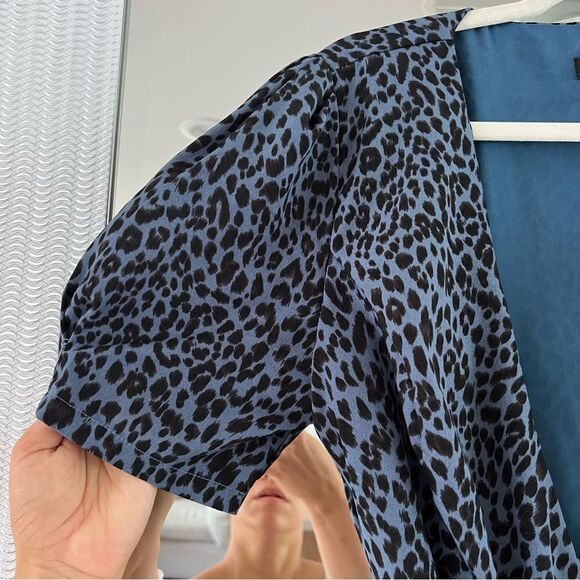 AQUA Blue Cheetah Dress - Picture 7 of 7